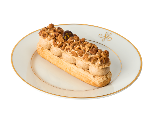 Éclair aux noisettes
