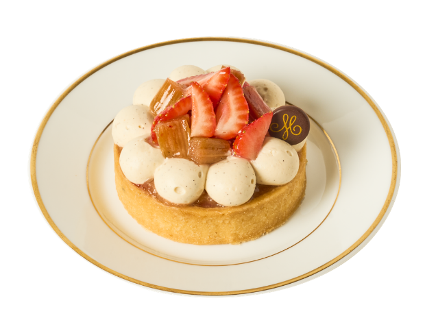 Strawberry & Rhubarb Tartlet
